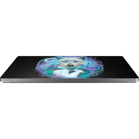 Night Wolf by Sheena Pike Universal Laptop 12in (9.8 x 6.8in) Skin